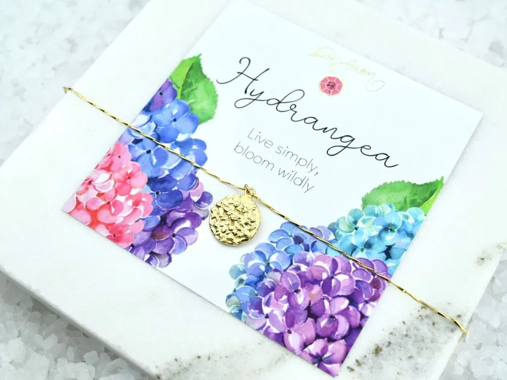 Hydrangea Pendant Necklace