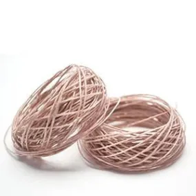 Irish Waxed Linen- Tea Rose