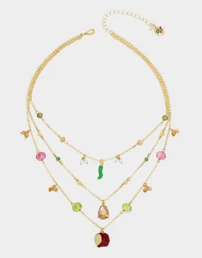 ITS FALL YALL ILLUSION NECKLACE MULTI