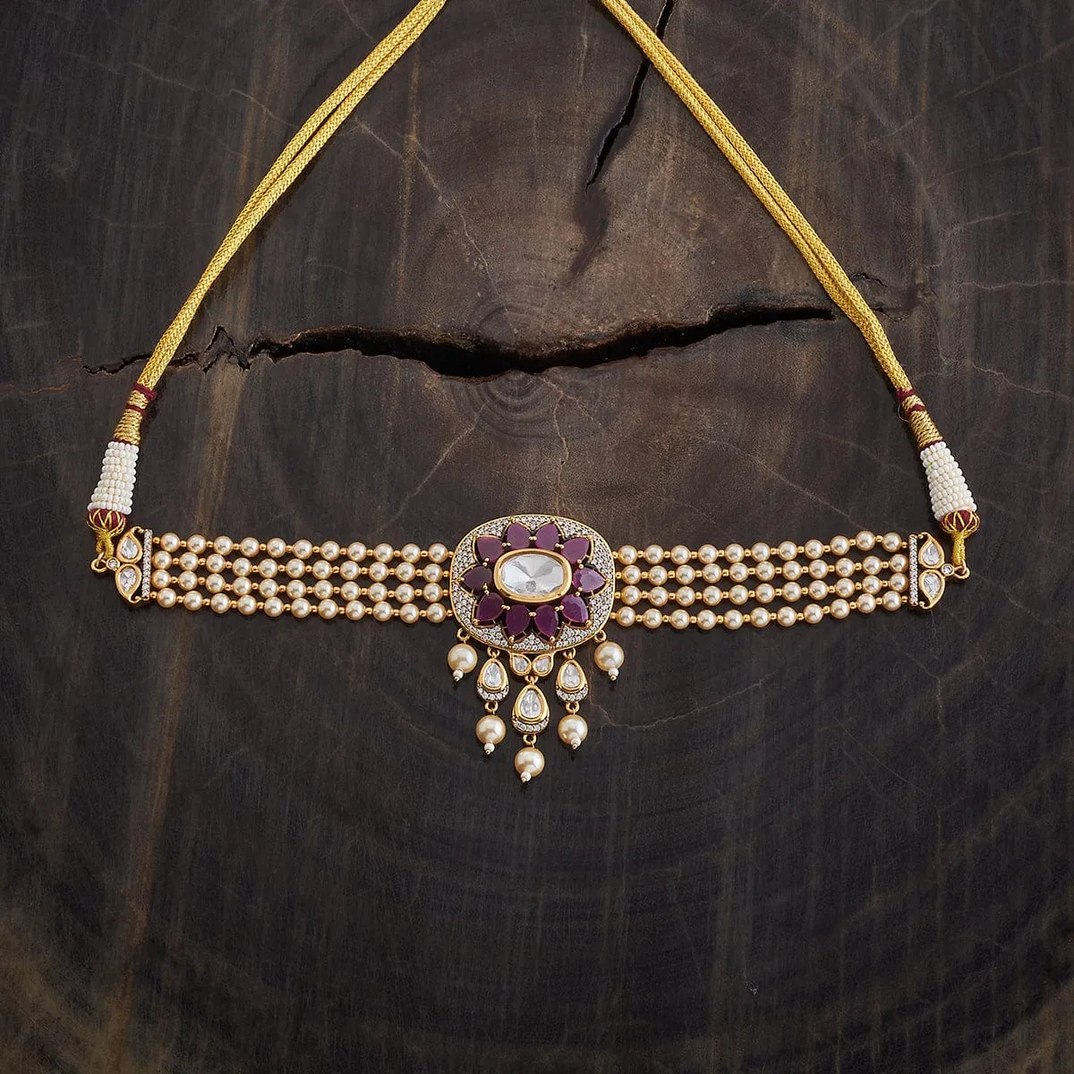 Kundan Necklace 174037