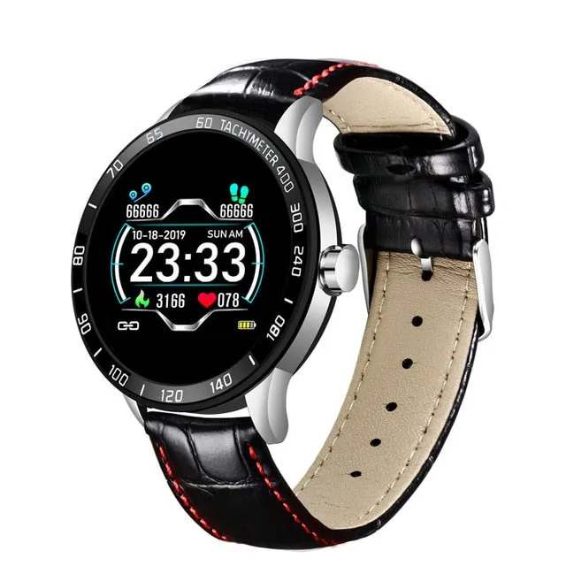 LIGE Steel Band Smart Watch Men Heart Rate Blood Pressure Monitor Sport Multifunction Mode Fitness Tracker Waterproof Smartwatch