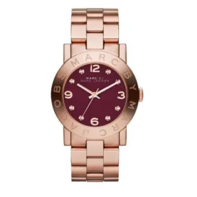 Marc By Marc Jacobs Amy Purple Women's Rose Gold Classic Watch MBM8616