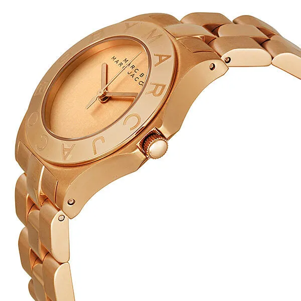 Marc By Marc Jacobs Blade Rose Dial  Rose Gold Ion-plated Ladies Watch MBM3127