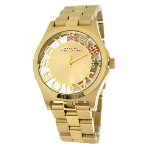 Marc By Marc Jacobs Henry Gold Women's Gold Analog Watch MBM3263