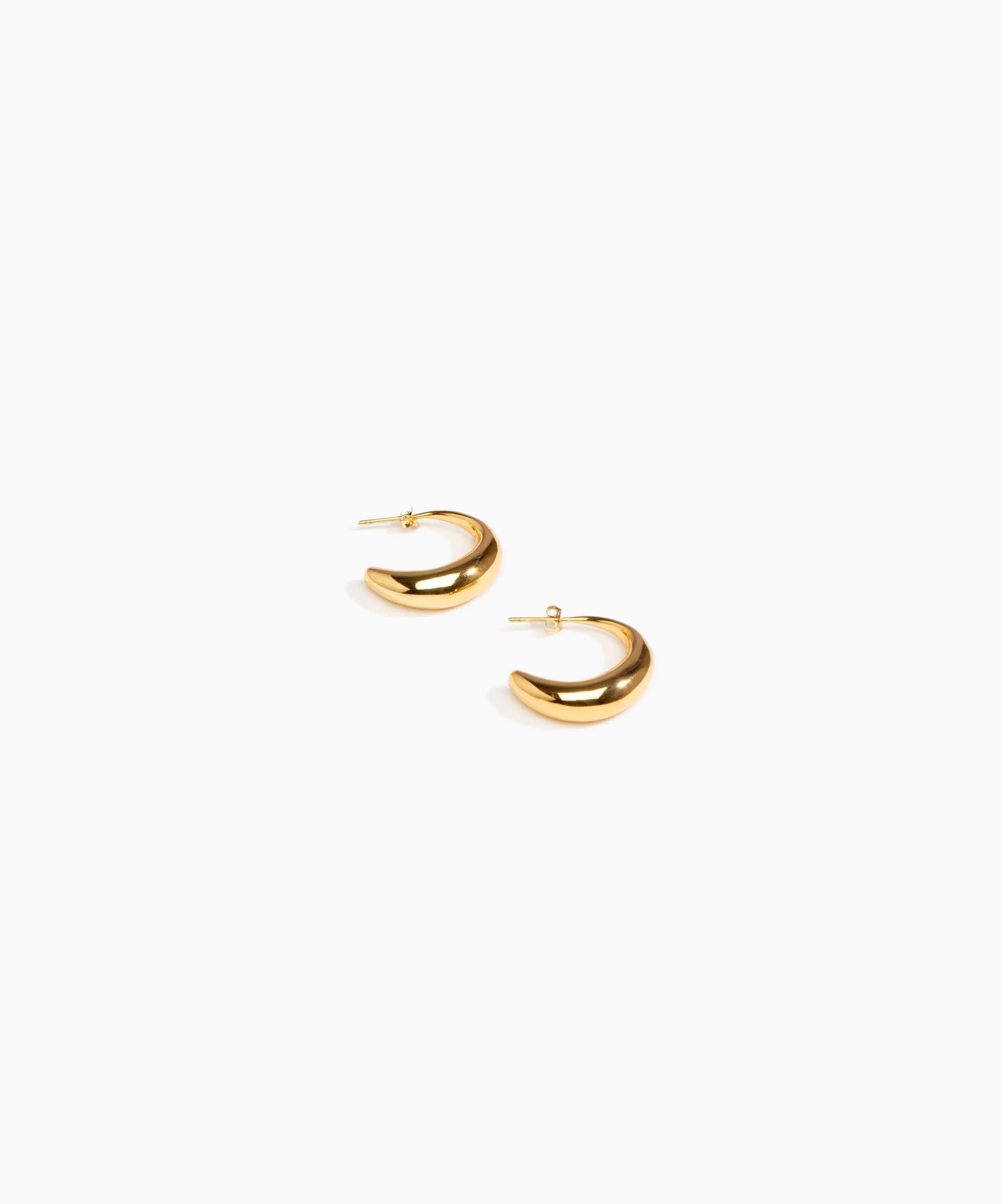 Medium Liquid Hoop Earrings
