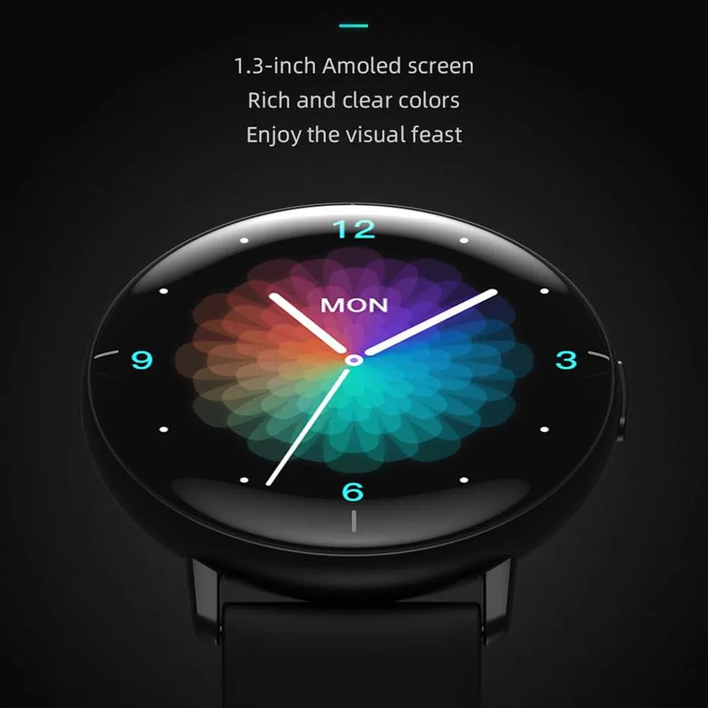 Mibro Lite Smartwatch Global Version 1.3Inch AMOLED HD Display IP68 Waterproof App Control Fitness Monitoring Bluetooth Watch