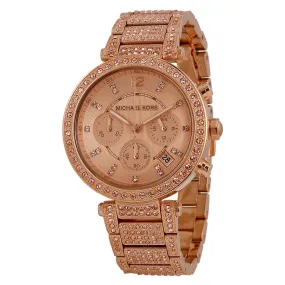 Michael Kors Uptown Glam Parker Chronograph Ladies Watch MK5663