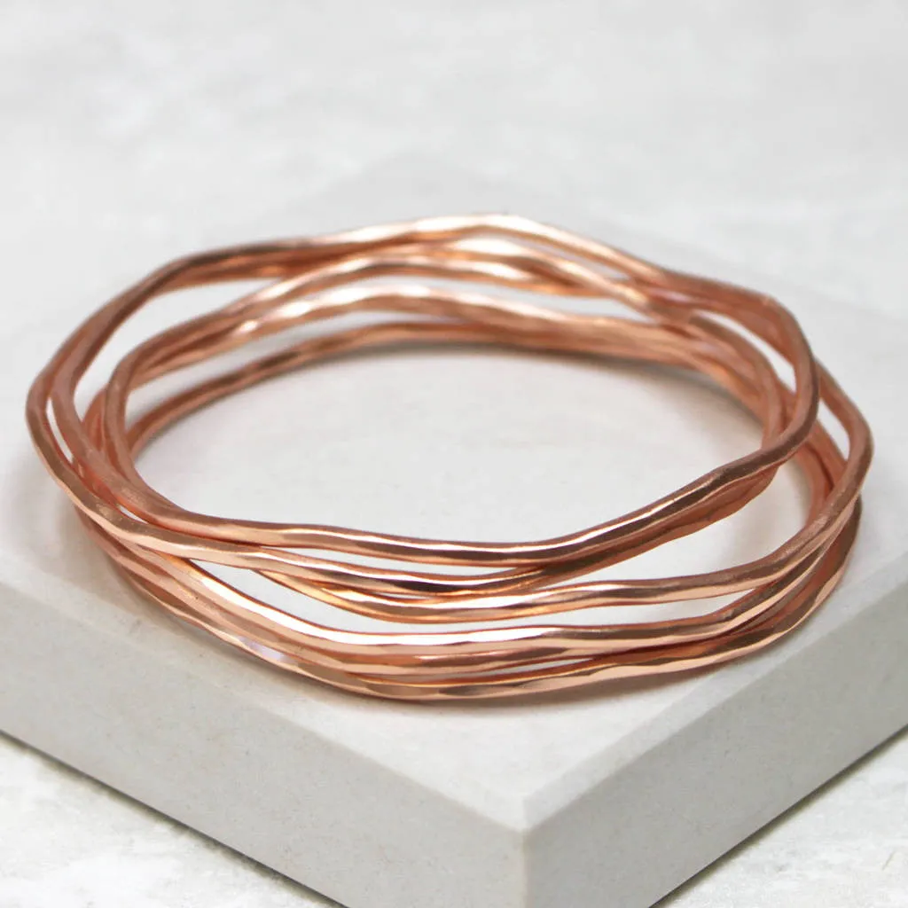 Mixed Metal Stacking Bangles