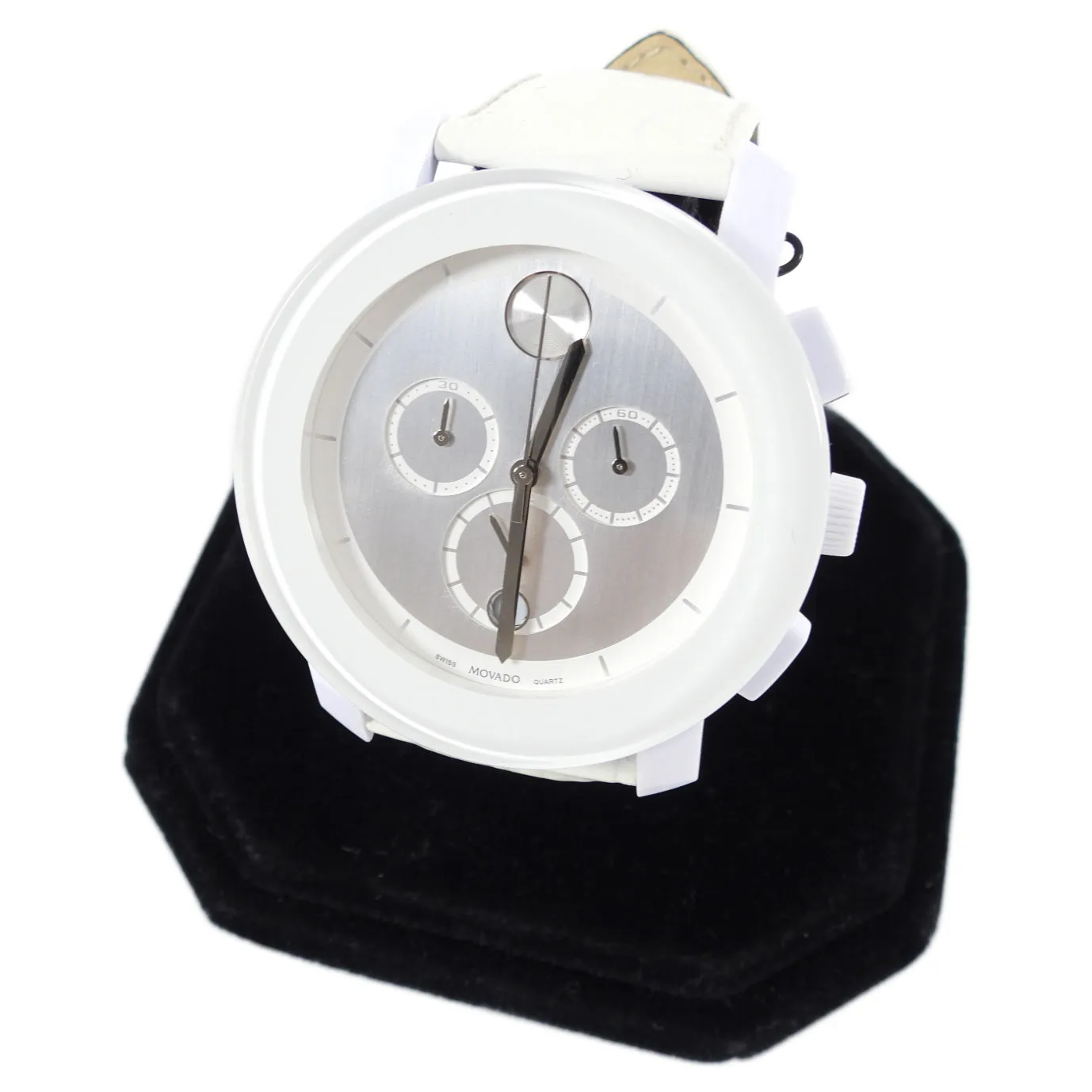 Movado Bold White Large Wrist Watch