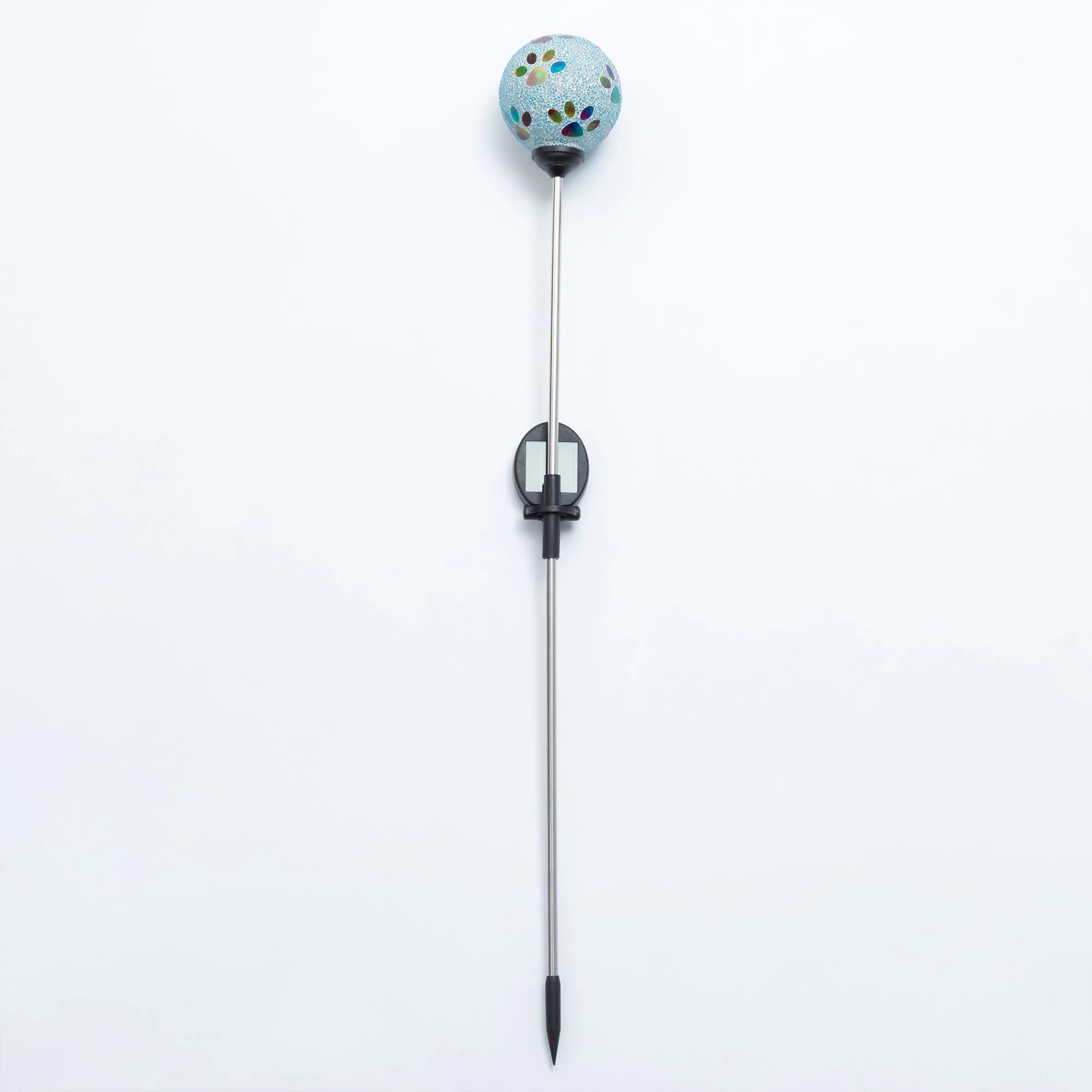 Multicolor Paws Beaded Solar Garden Stake