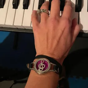 Music Note Essential Oil Bracelet