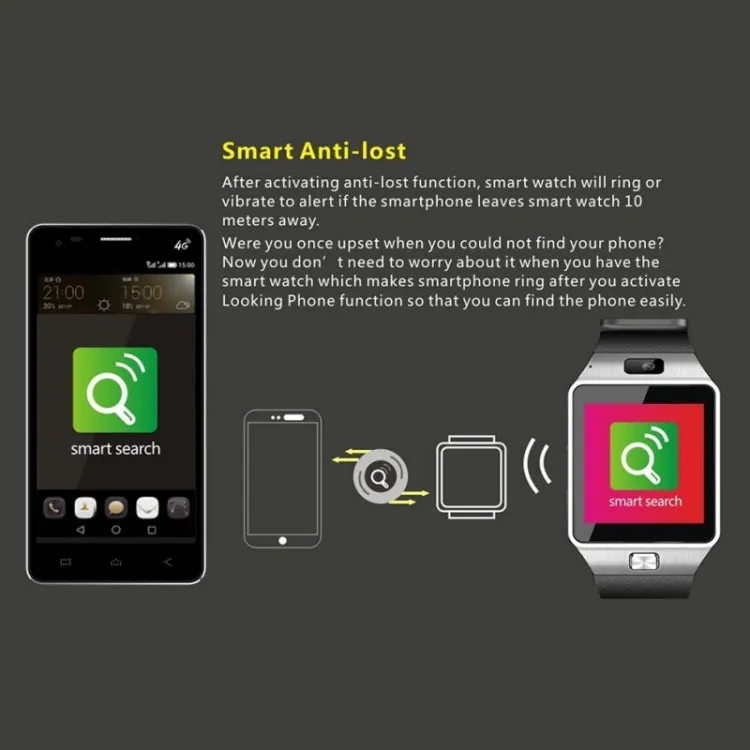 Otium Gear S 2G Smart Watch Phone, Anti-Lost / Pedometer / Sleep Monitor, MTK6260A 533MHz, Bluetooth / Camera(White)