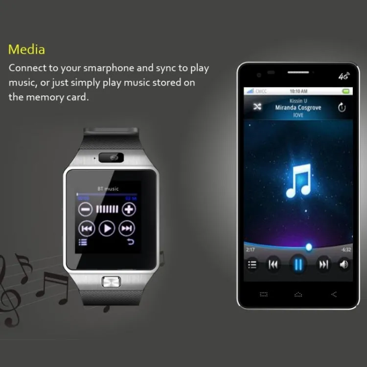 Otium Gear S 2G Smart Watch Phone, Anti-Lost / Pedometer / Sleep Monitor, MTK6260A 533MHz, Bluetooth / Camera(White)