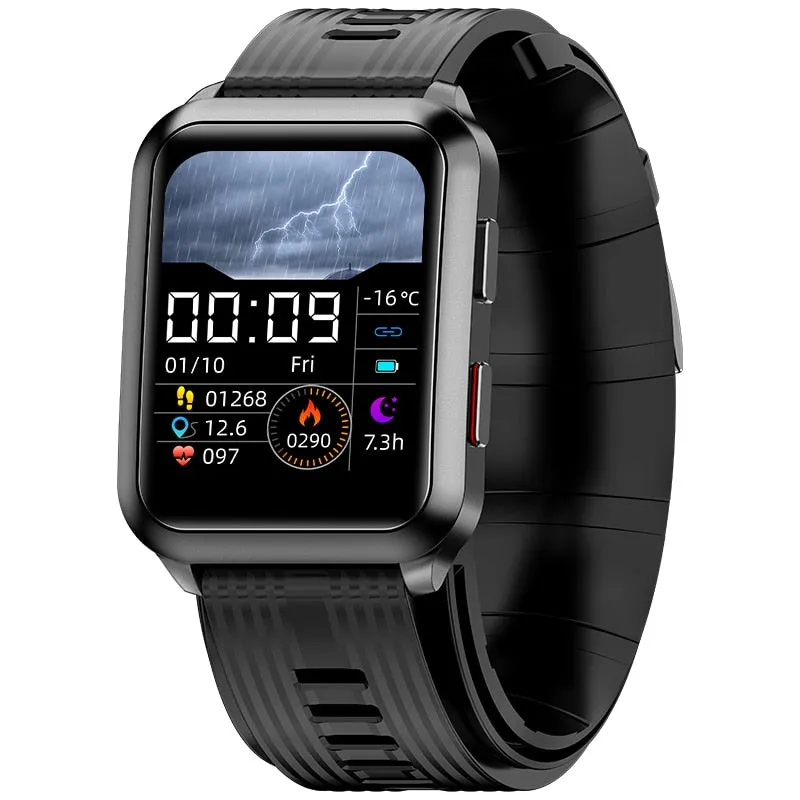 P60 Smartwatch Air Pump Airbag True Blood Pressure Oxygen Temperature Heart Rate Monitor Medical Sphygmomanometer Smart Watch