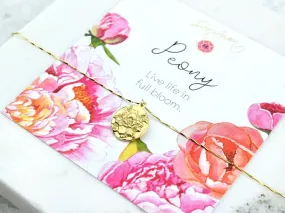 Peony Pendant Necklace
