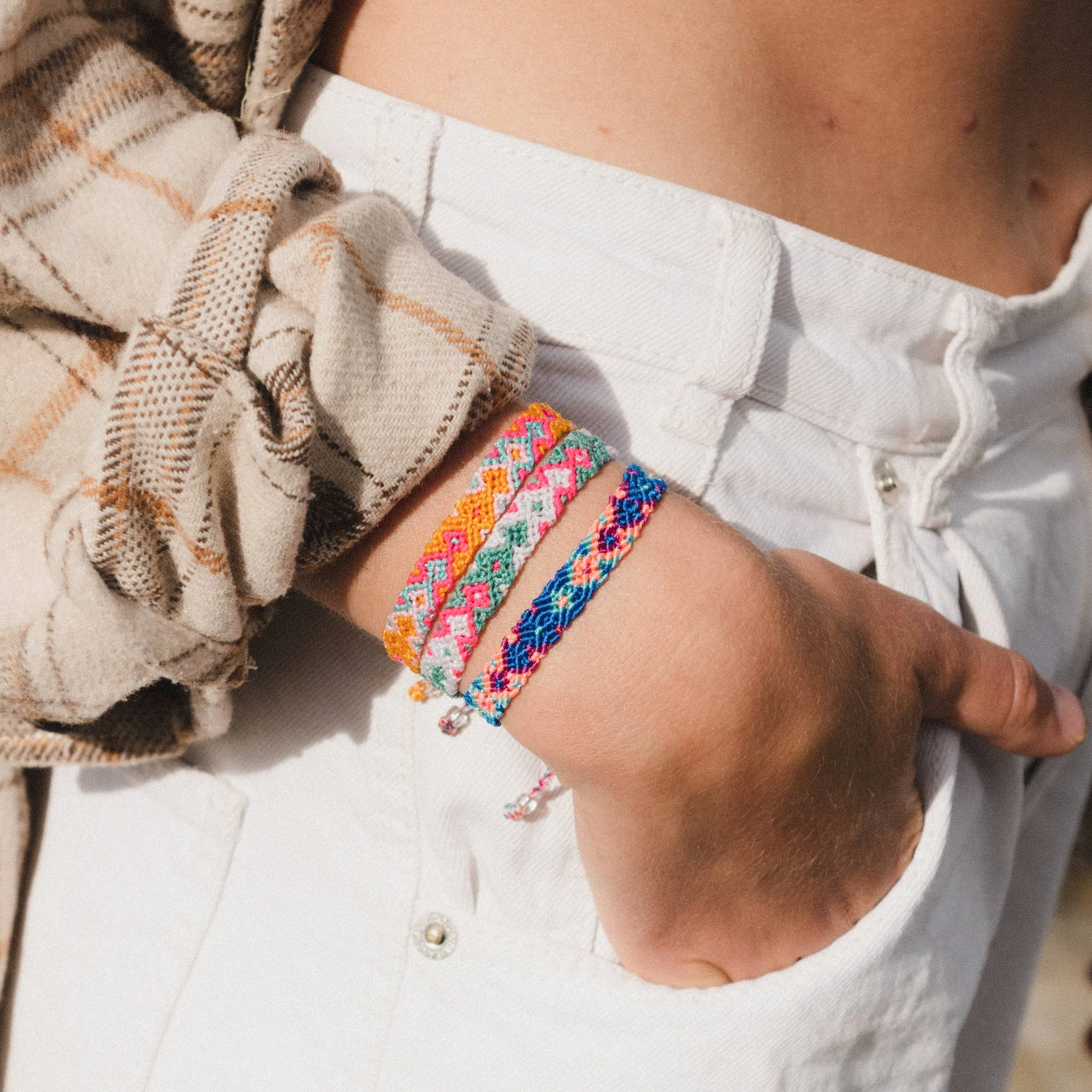 Pineapple Island - Leme Surf Bracelet, Braided Bracelet, by Pineapple Island : Dusk