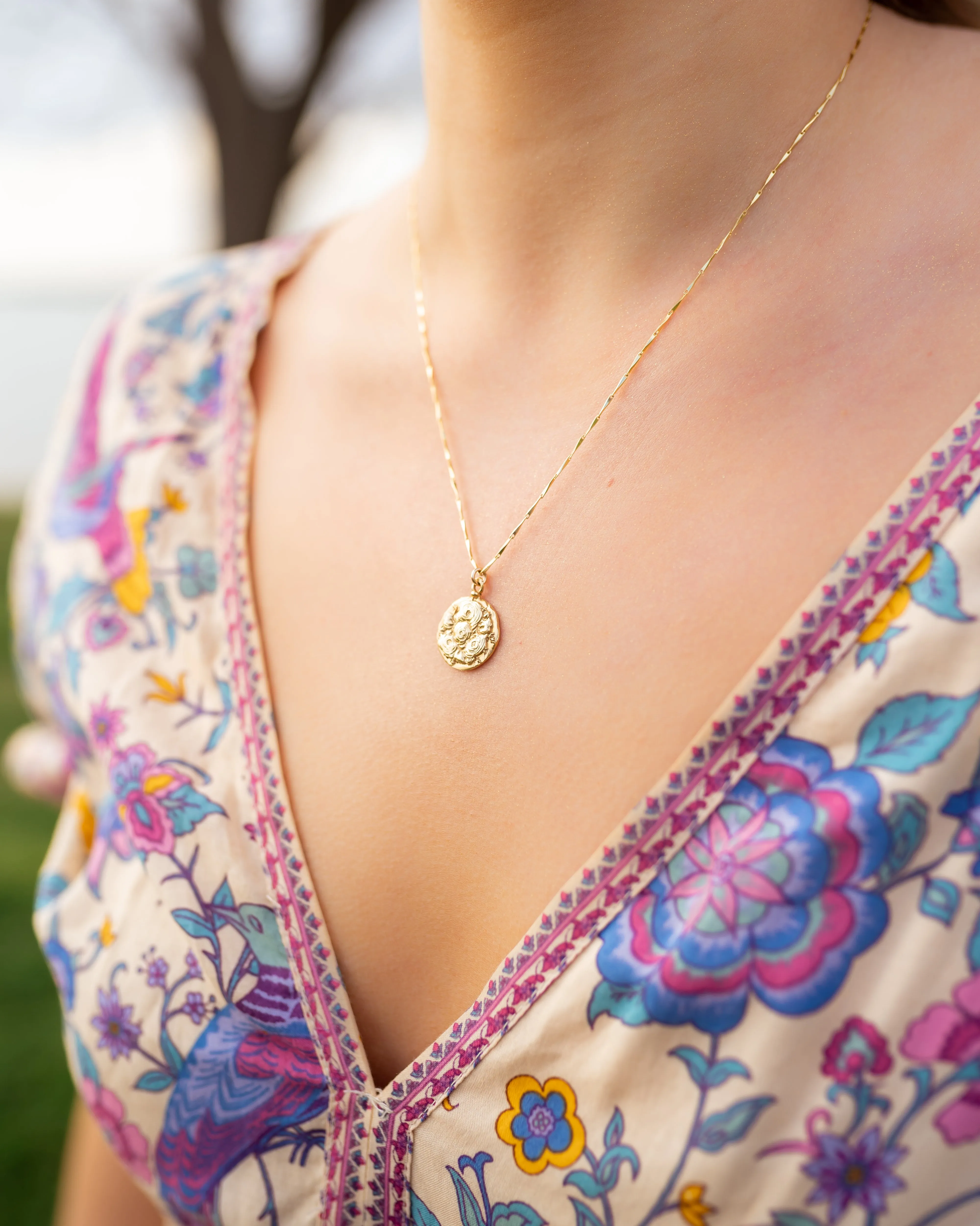 Ranuculus Pendant Necklace