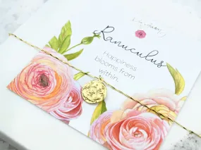 Ranuculus Pendant Necklace