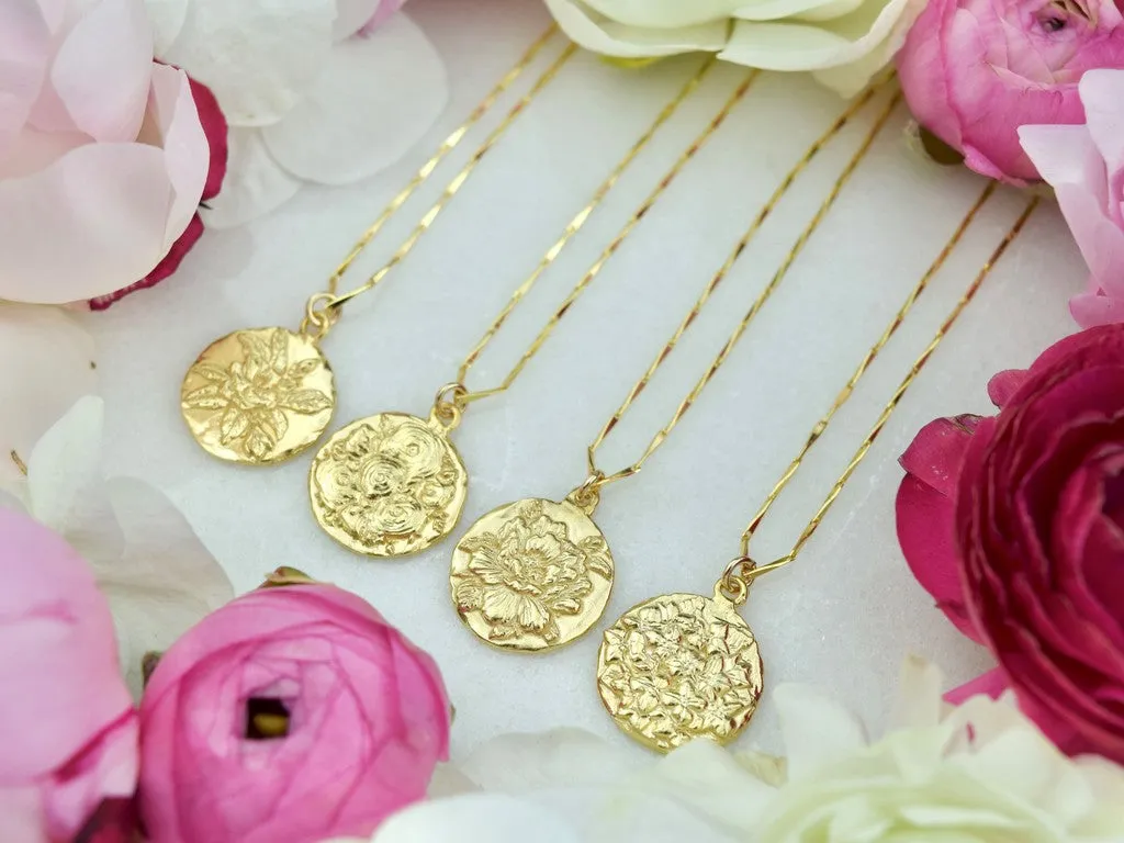 Ranuculus Pendant Necklace