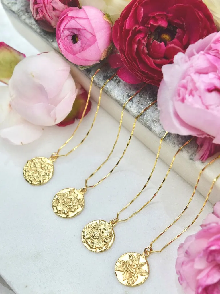 Ranuculus Pendant Necklace