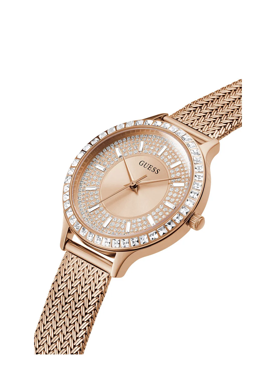 Rose Gold Soiree Mesh Watch