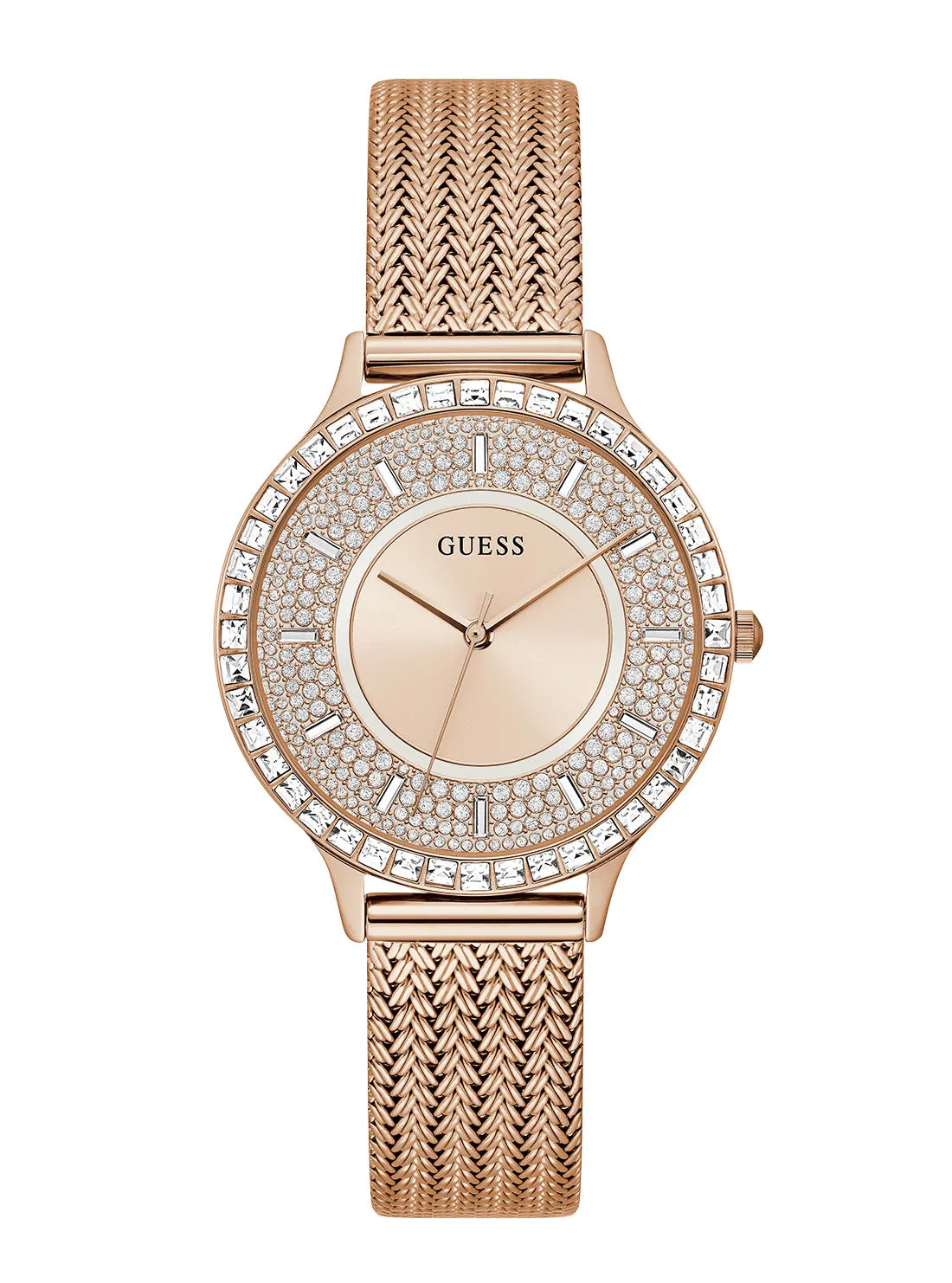 Rose Gold Soiree Mesh Watch