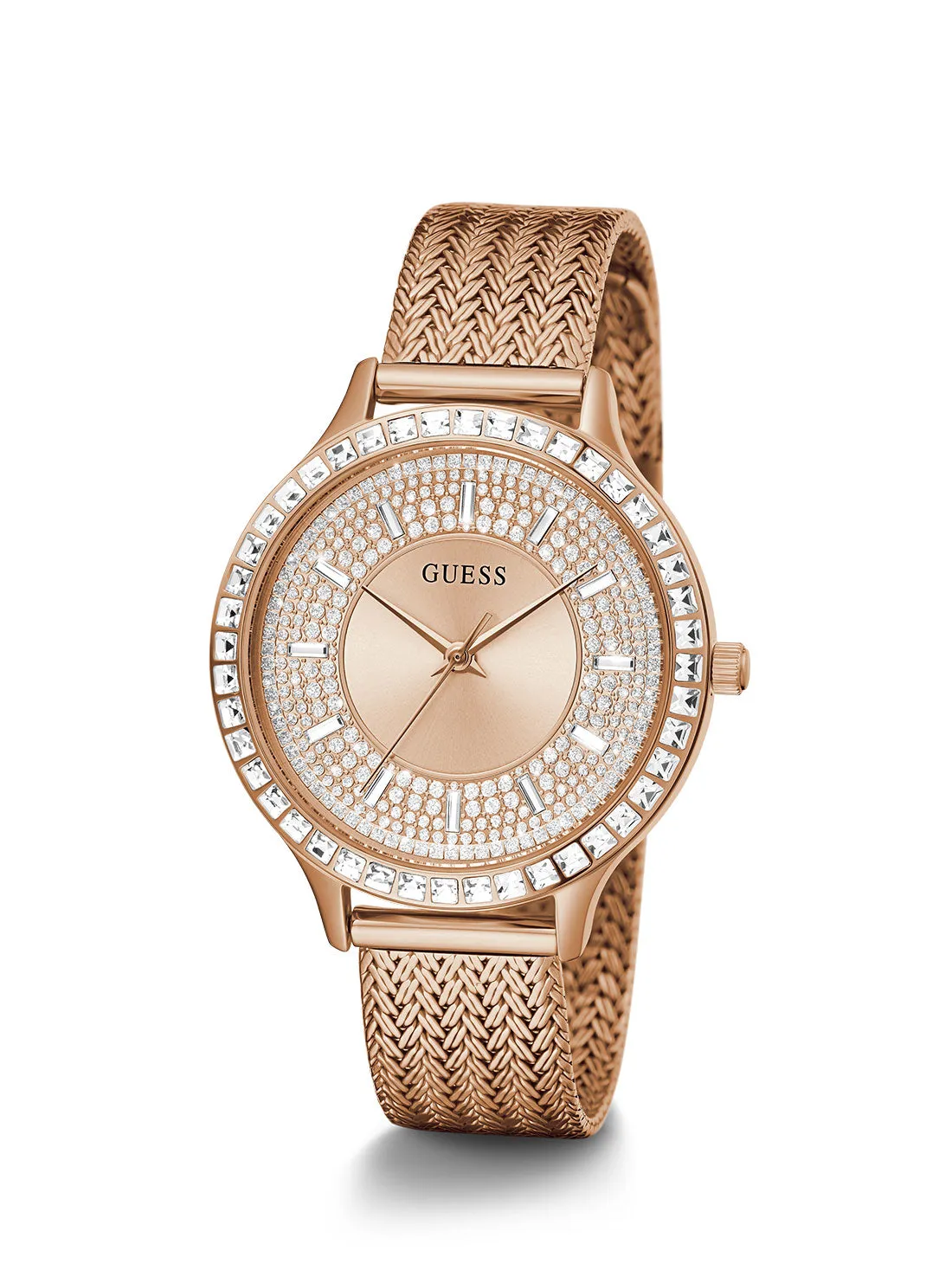 Rose Gold Soiree Mesh Watch