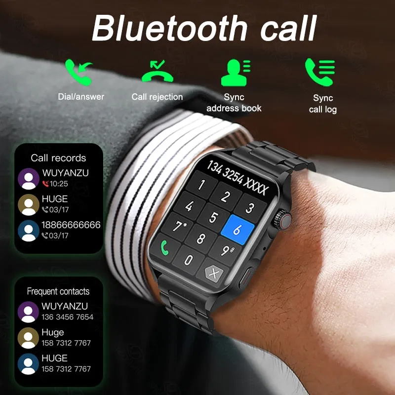 SACOSDING New Sport Smartwatch Men Women AMOLED Screen  Bluetooth Call Always Display The Time HeartRate Smart Watch For Android