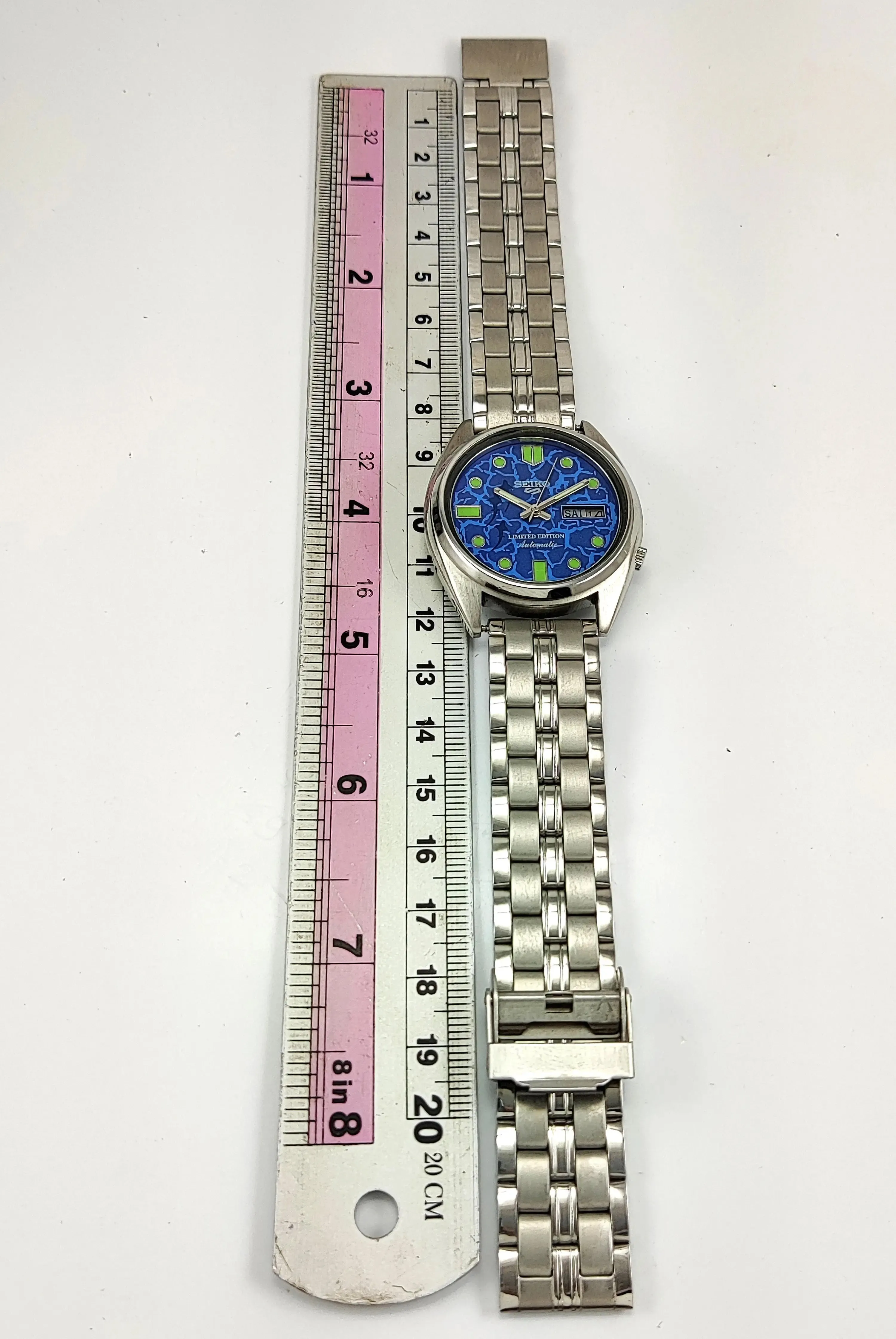 Seiko 5 Blue Dial 17 Jewels Automatic Movement Men's Wrist watch 7009A