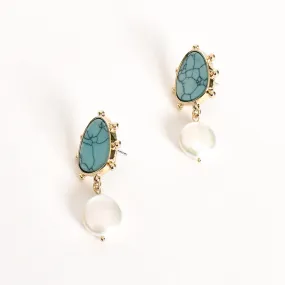 Shell Ball Edge Earrings