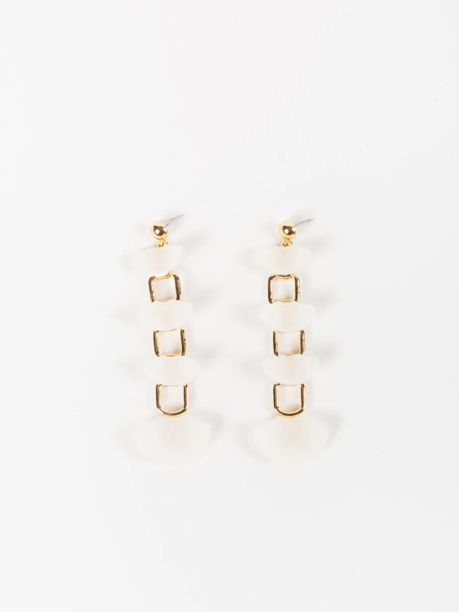 shell drop earrings