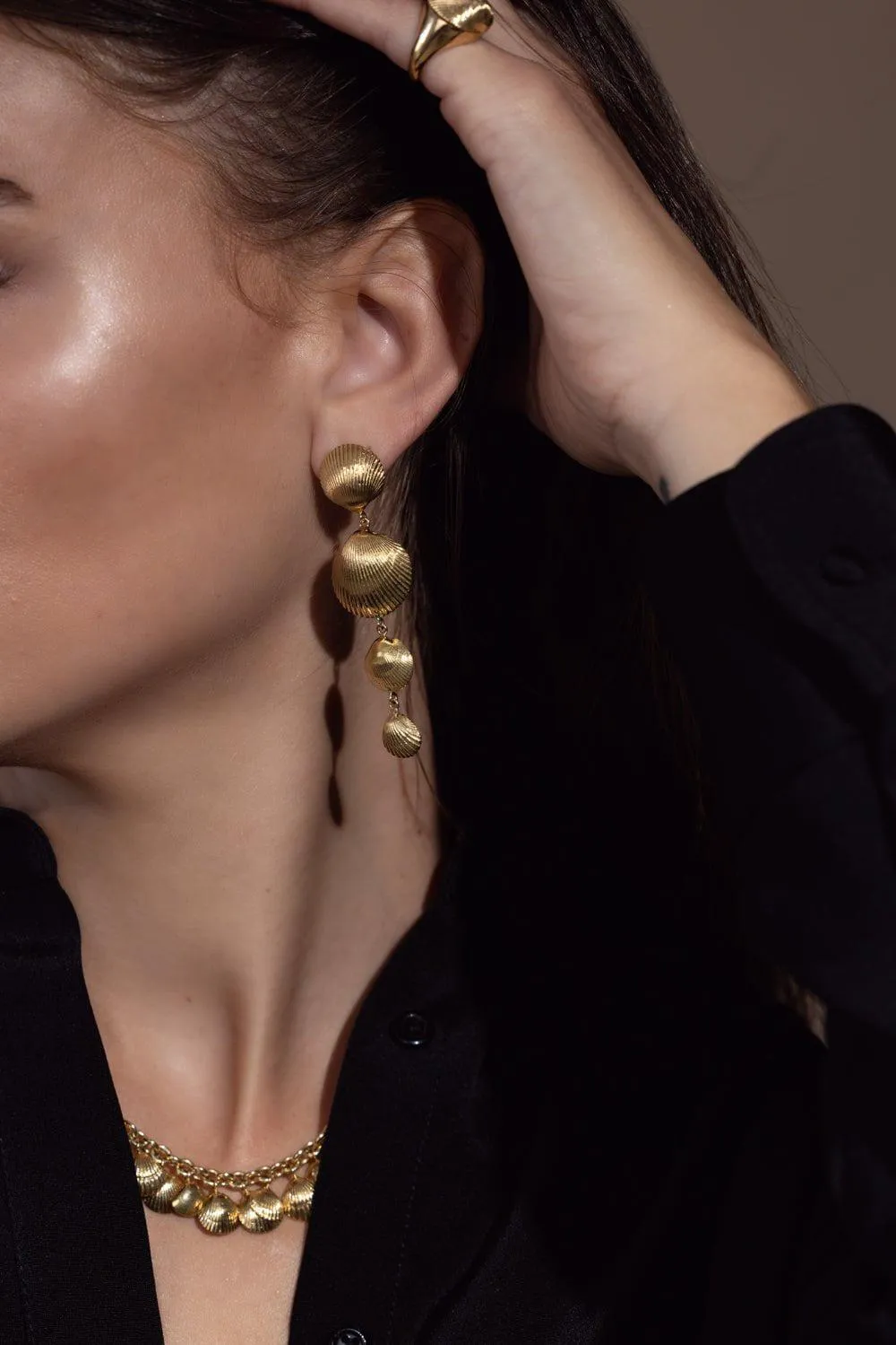Shell Drop Earrings
