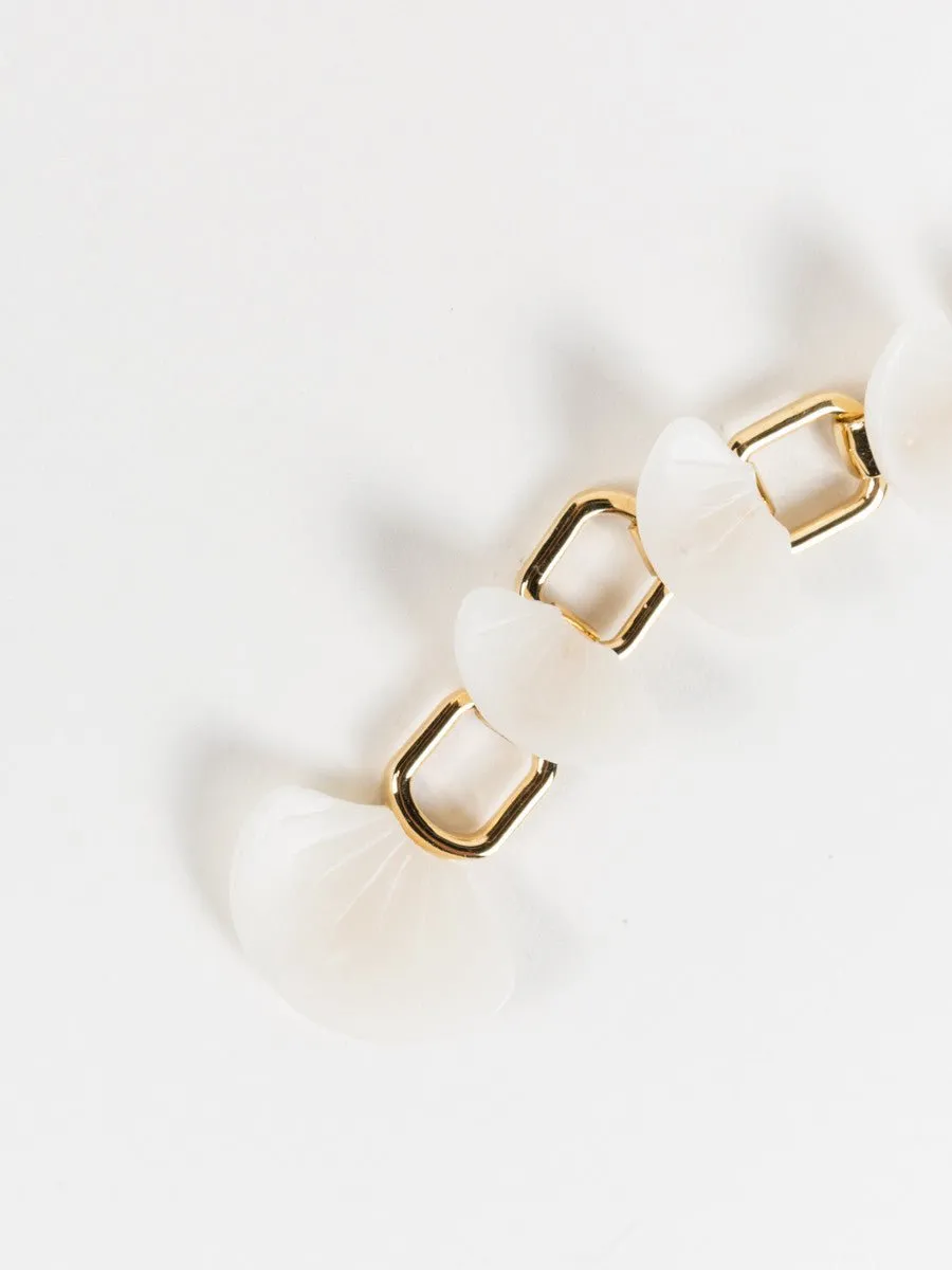 shell drop earrings