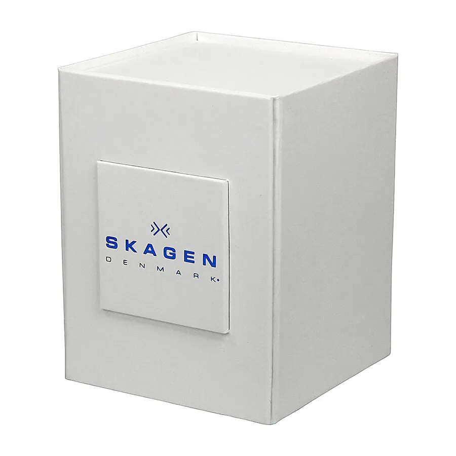 Skagen Freja Silver Dial Gold-plated Mesh Ladies Watch 358SGGD