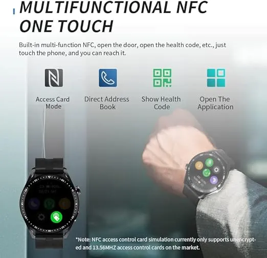 Smart Watch HW28 NFC 1.39" HD Screen Bluetooth Call Calories Wearfit