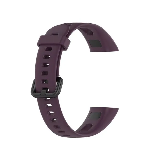 Soft Silicone Strap Buckle Replacement Watch Band Wrist Strap Sports Smart Watch Accessories For HUAWEI Band 4 Honor Band 5i