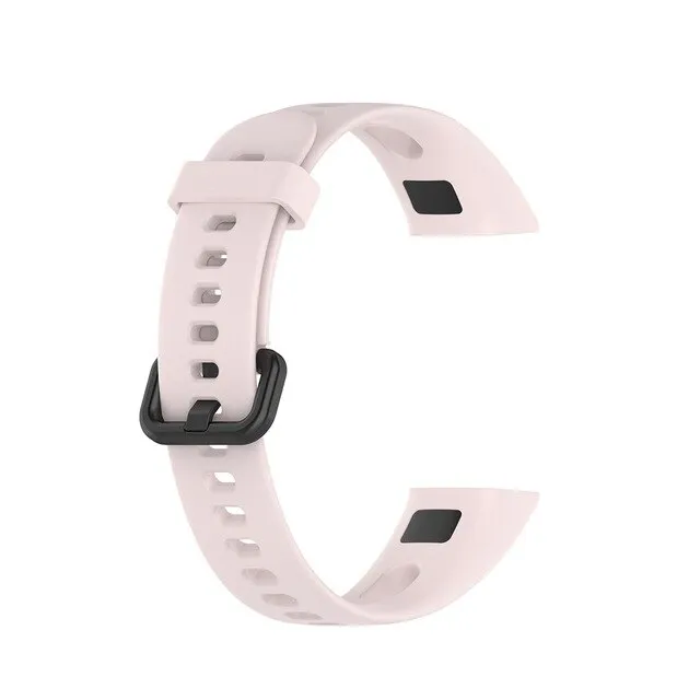 Soft Silicone Strap Buckle Replacement Watch Band Wrist Strap Sports Smart Watch Accessories For HUAWEI Band 4 Honor Band 5i