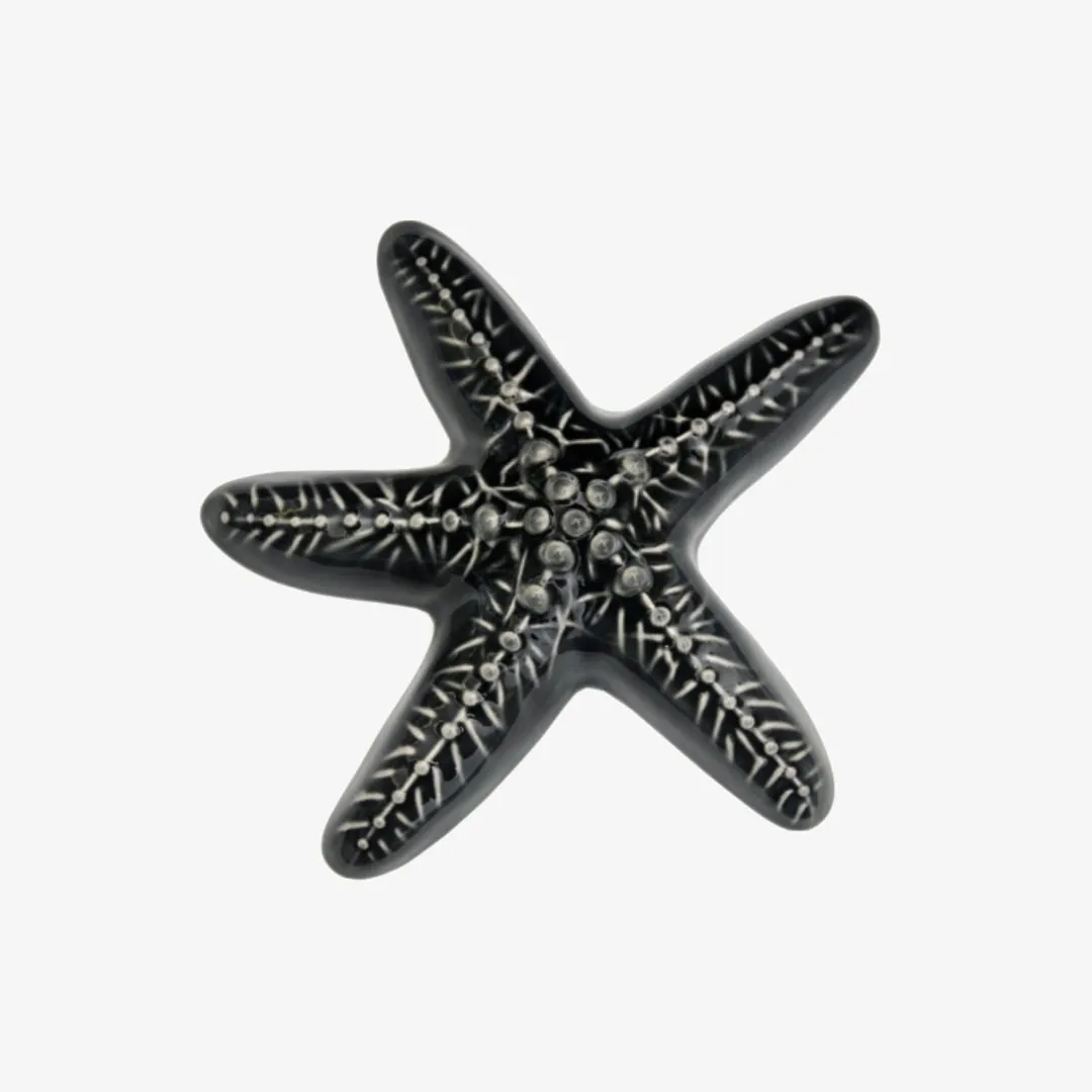 Starfish Small Obsidian Black