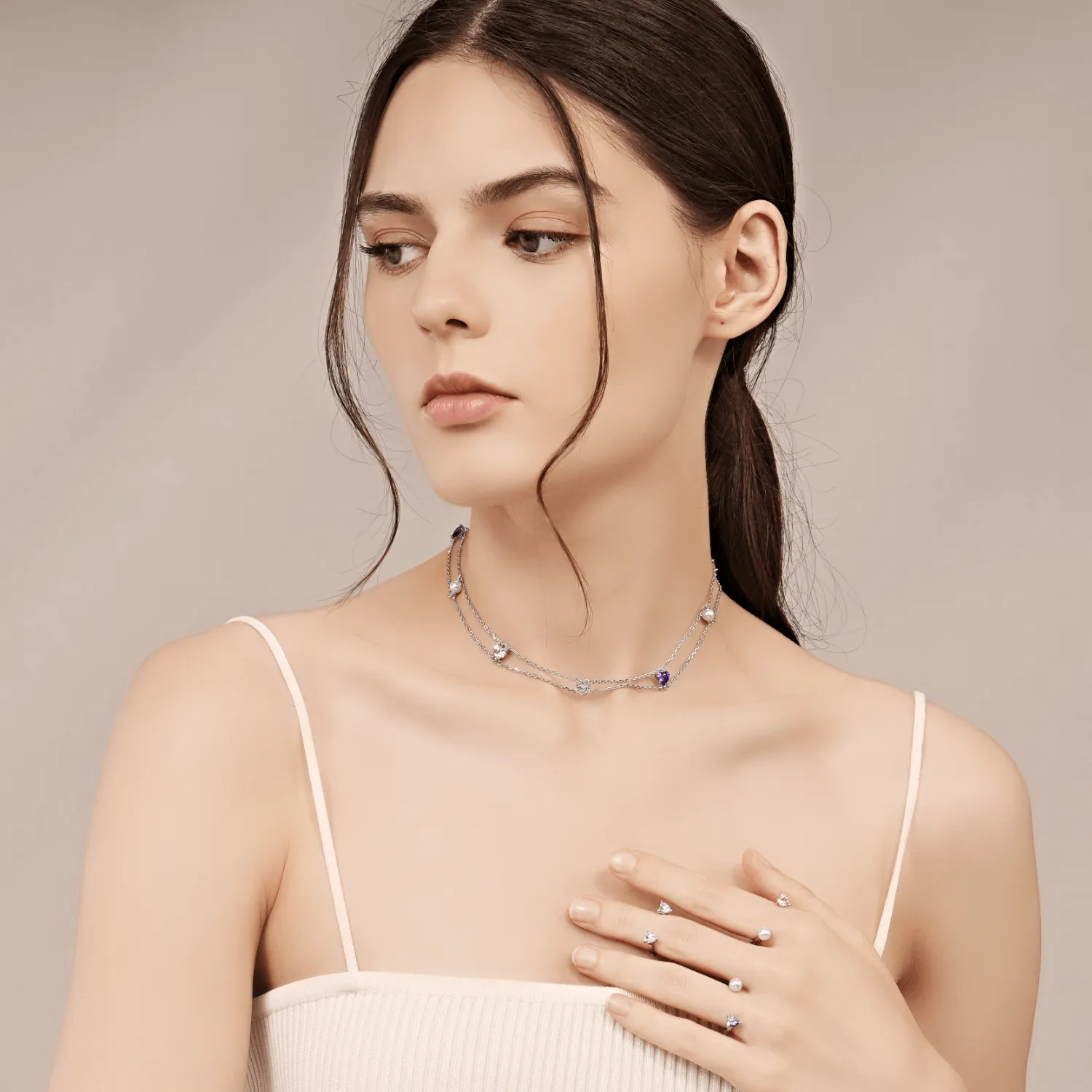 Sweet Heart Choker Necklace