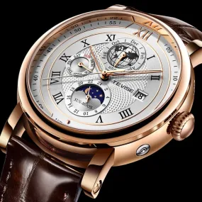 TEVISE Mens Mechanical Watches