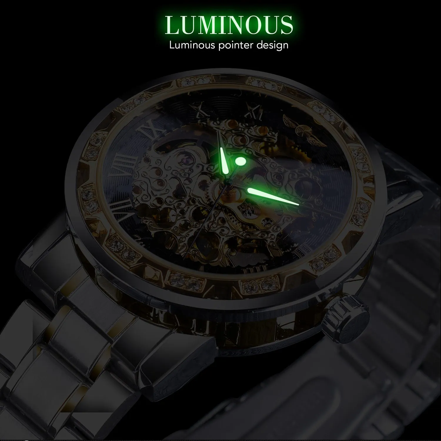 The  Andrew Jackson Mechanical Skeleton Wrist Watch