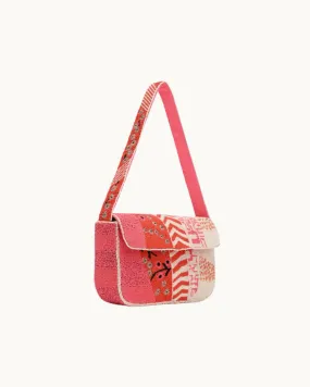 The IT girl: Peachy Pink Beaded Shoulder Purse