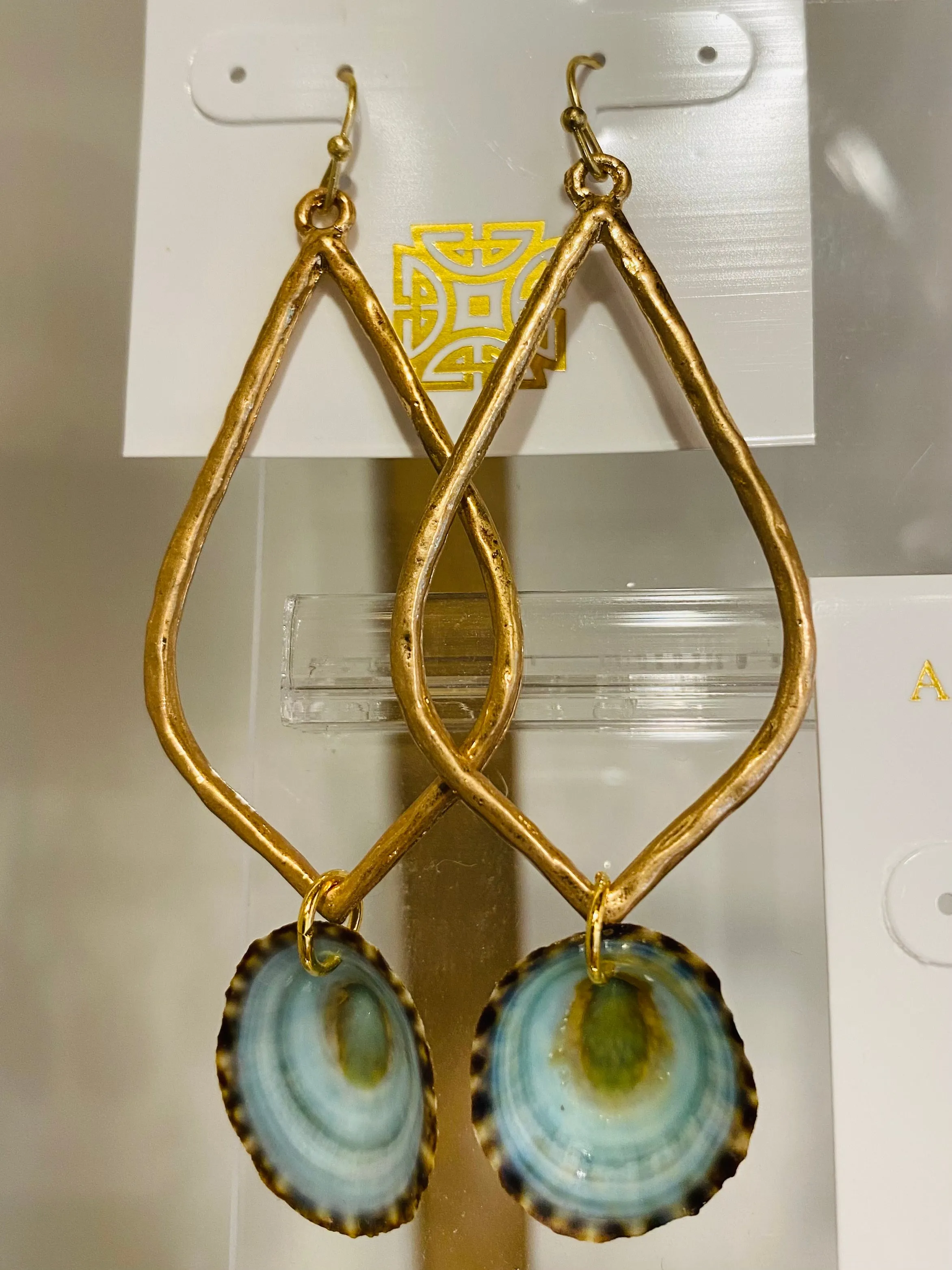 Thick Marquise Potter Earrings