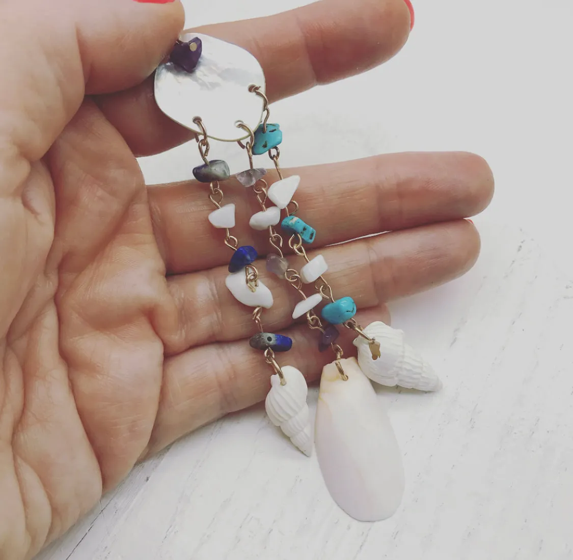 Tropical Island Shell Earrings