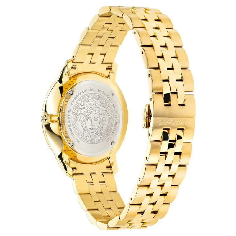 Versace Audrey Quartz Grey Dial Ladies Watch VELR00719