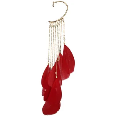 Vintage Bohemian Feather Ear Cuff Earring for Women 1 Piece