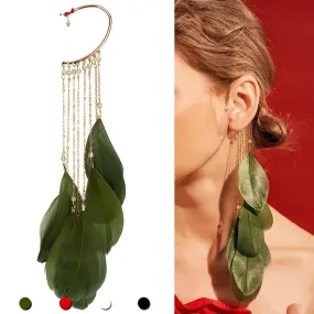 Vintage Bohemian Feather Ear Cuff Earring for Women 1 Piece