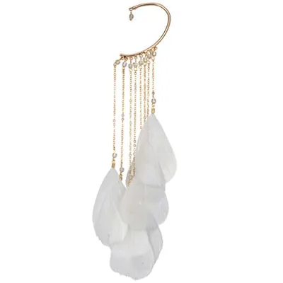 Vintage Bohemian Feather Ear Cuff Earring for Women 1 Piece