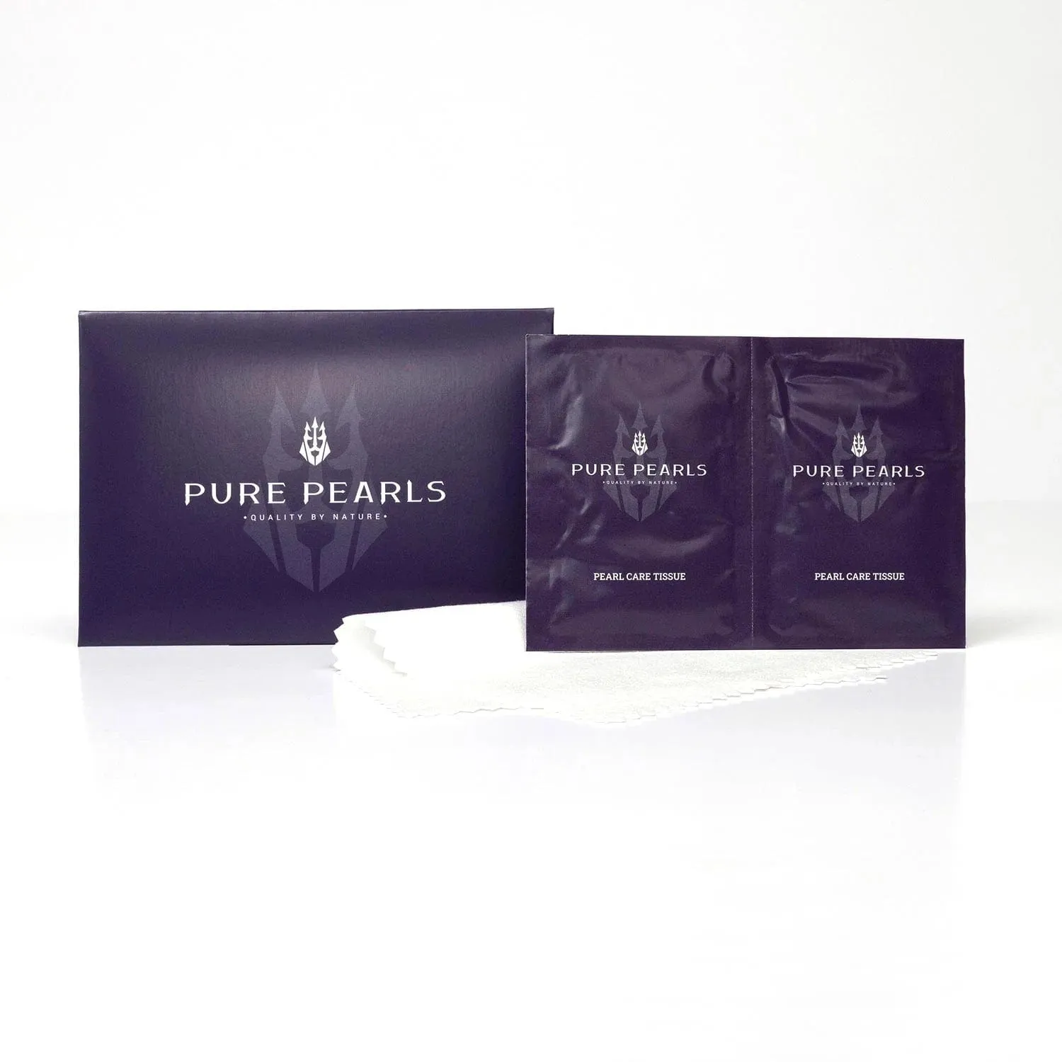 White Japanese Akoya Pearl Necklace & Earring 2-Piece Set, 7.0-7.5mm