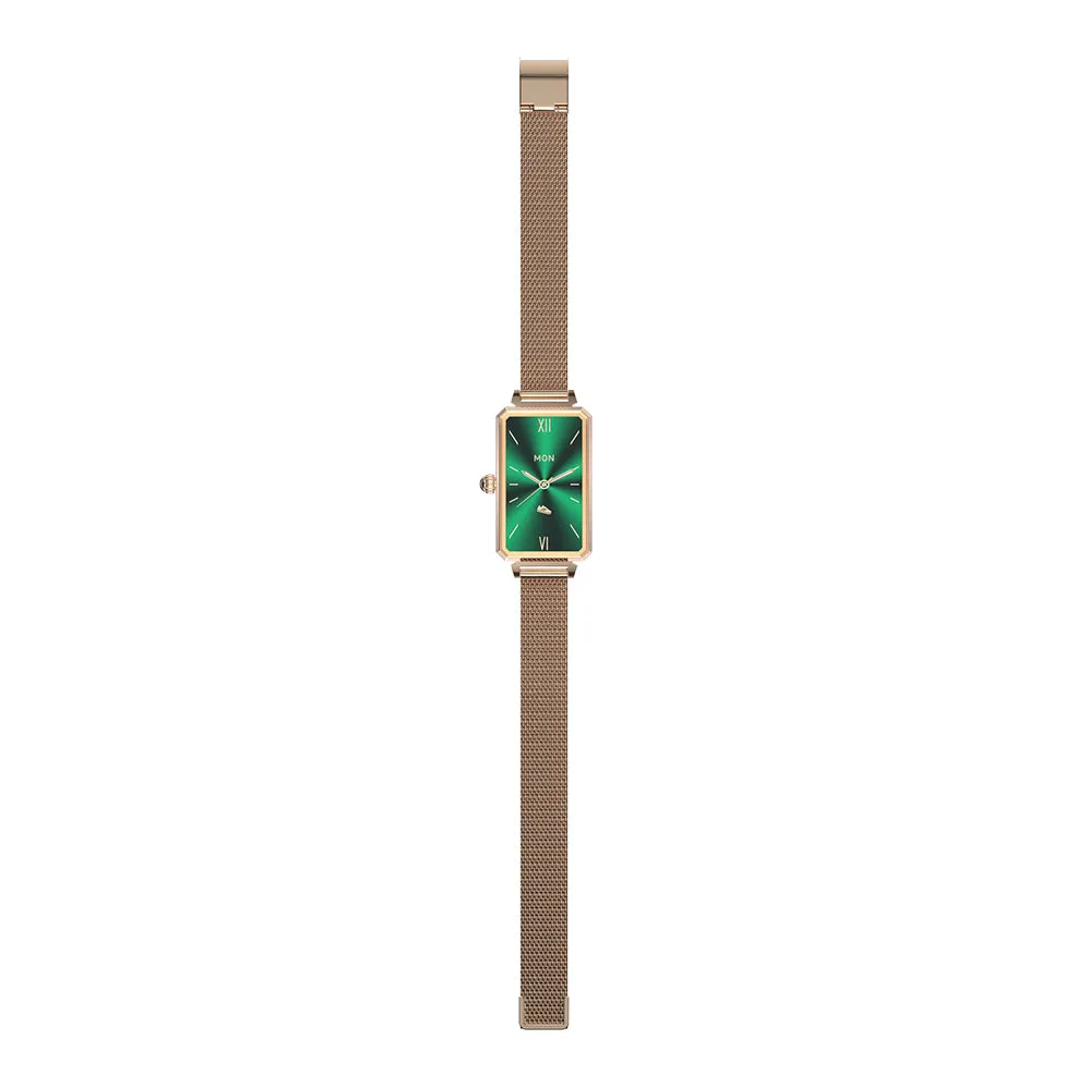 Women Smart Watch Bluetooth Sport Fitness Tracker for Android iOS Phones Gold